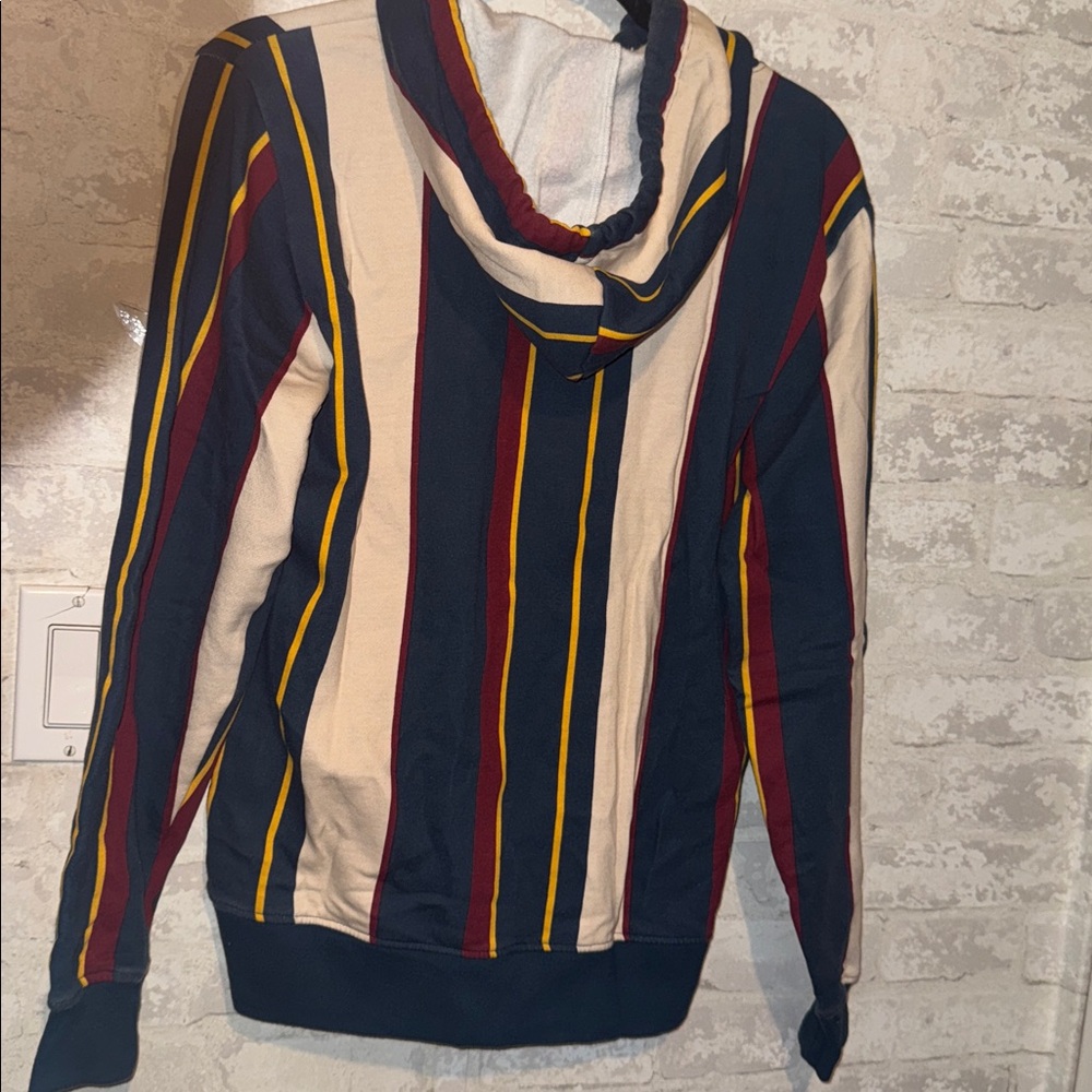 Striped Hoodie with Los Angeles Embroidery - Picture 3 of 3